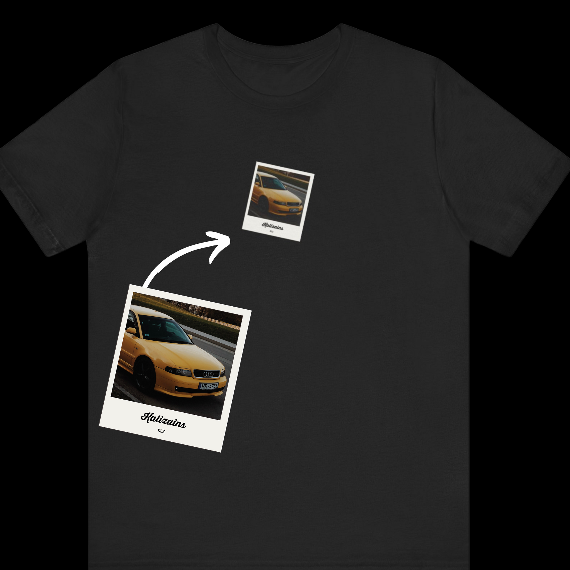 Custom polaroid photo - T-shirt
