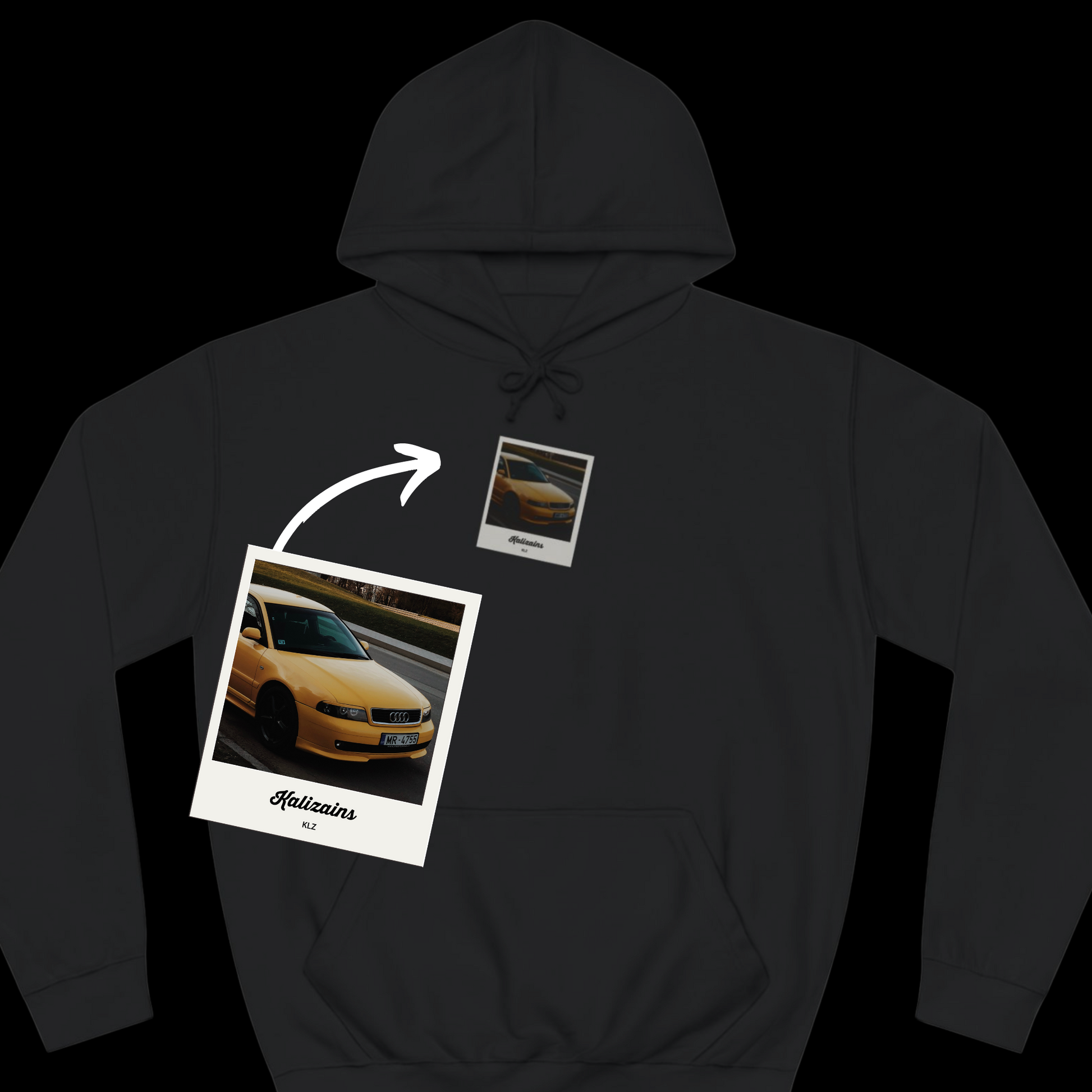 Custom polaroid photo - Hoodie