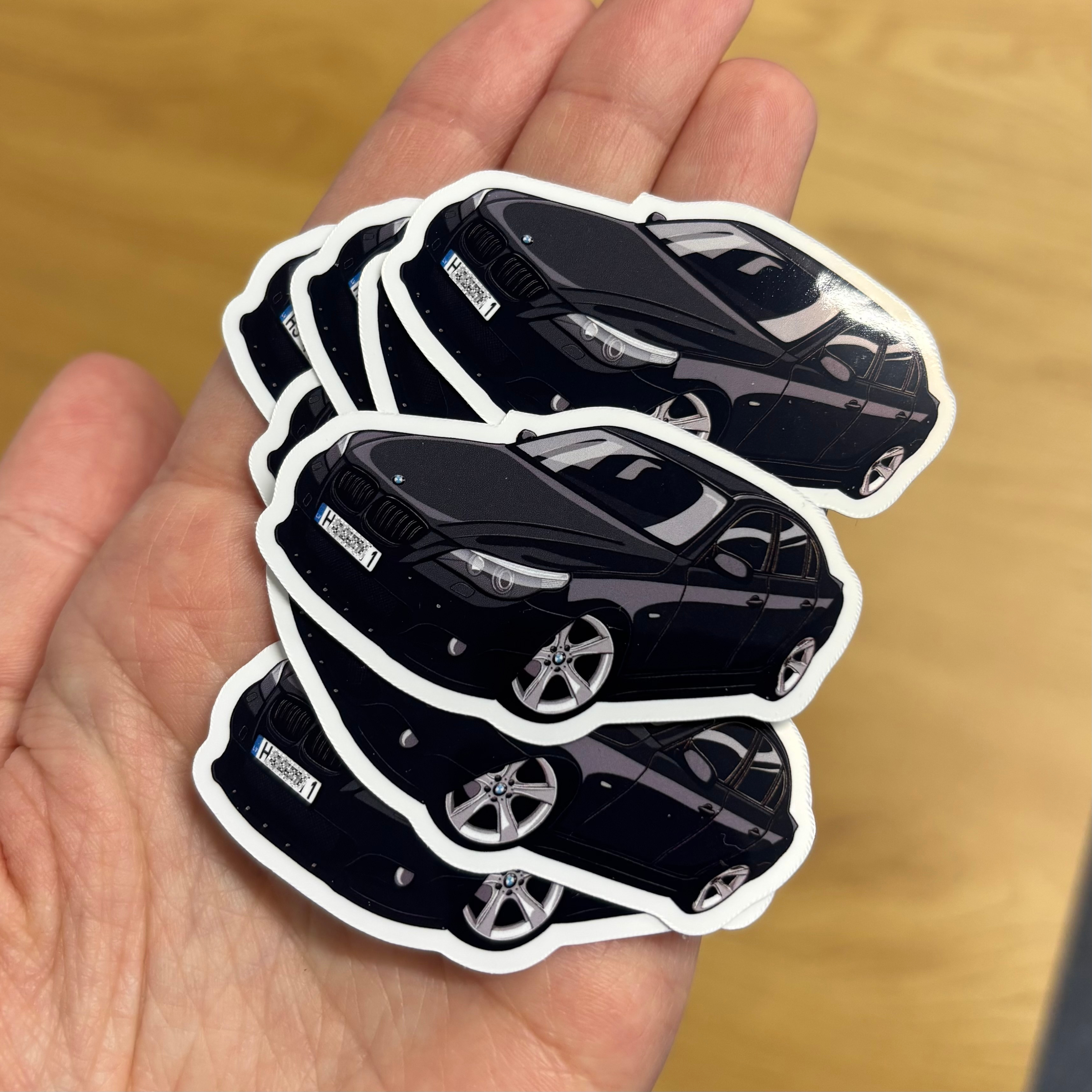 HAND DRAWN CAR/TRUCK STICKERS