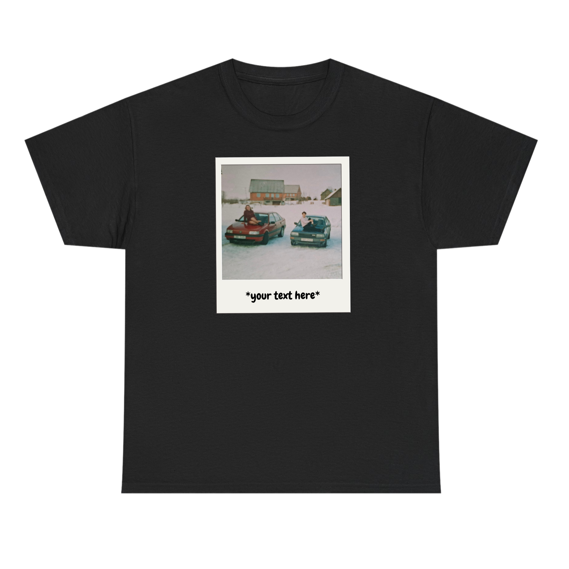 Custom polaroid photo - T-shirt