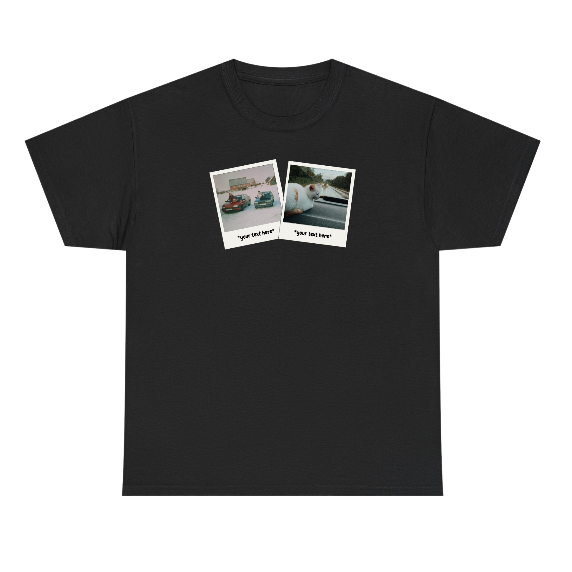 Custom polaroid photo - T-shirt
