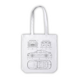 Car Blueprint (Audi, BMW, Mercedes) - Bag