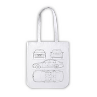Car Blueprint (Audi, BMW, Mercedes) - Bag