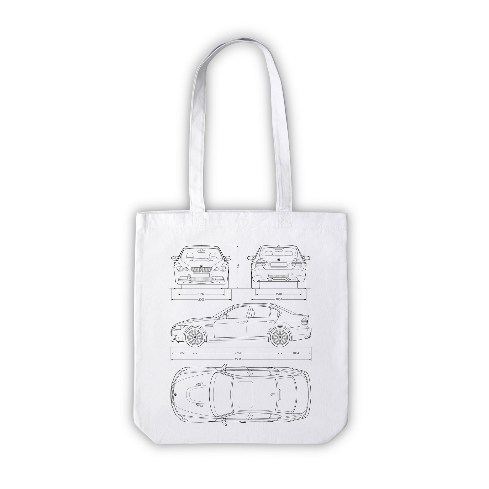 Car Blueprint (Audi, BMW, Mercedes) - Bag