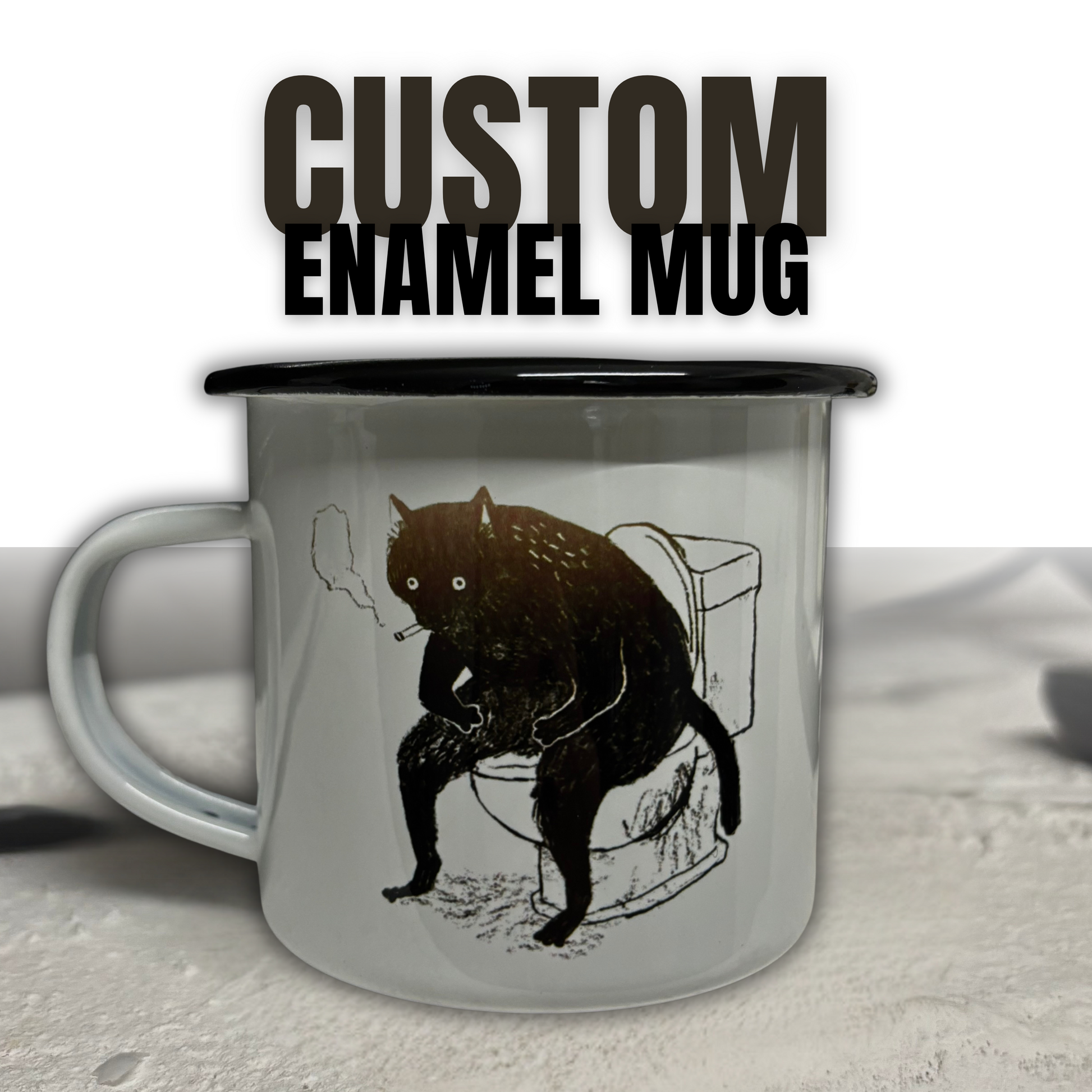 Enamel mug