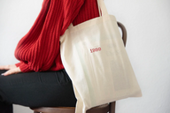 Tote Bag with YOUR text (embroidered)