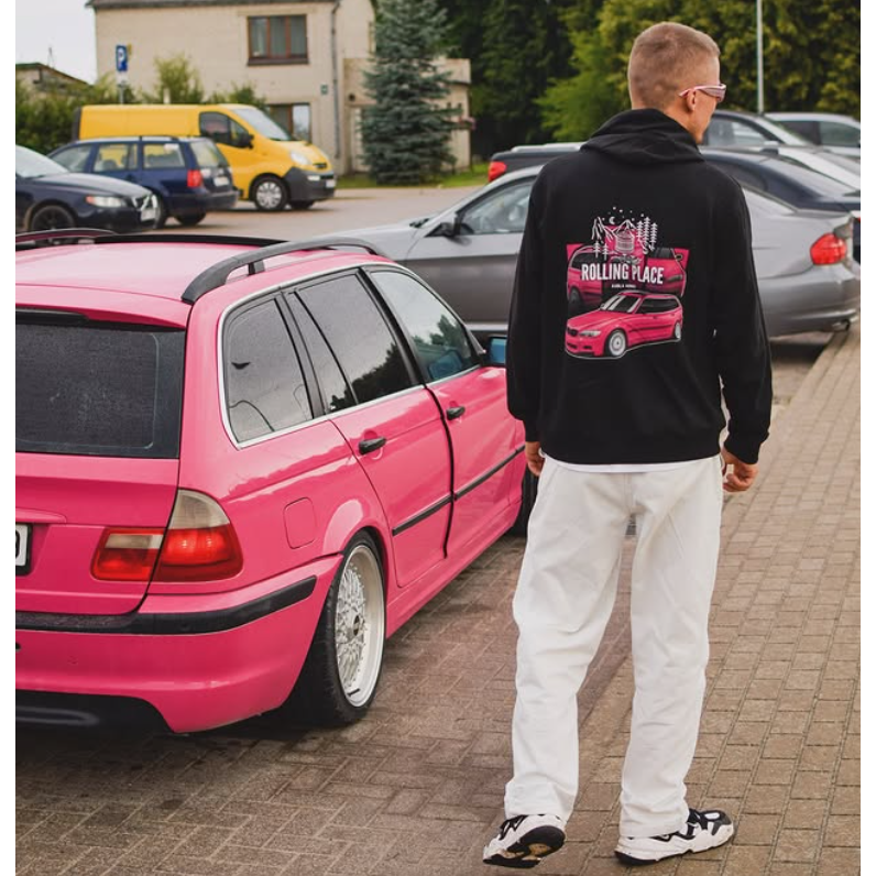 Your CAR - custom illustration hoodie