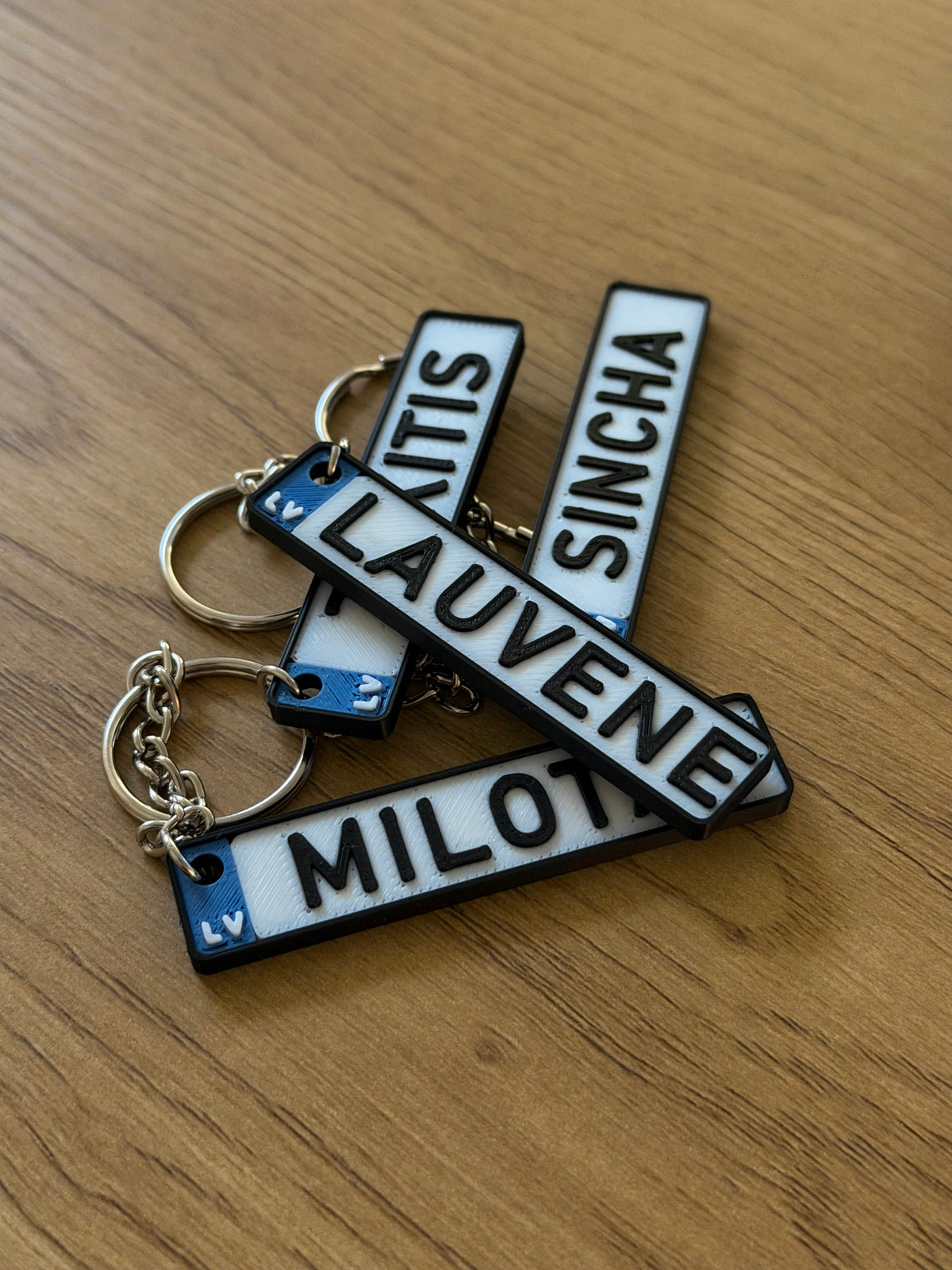 Custom Car Plate Keychain