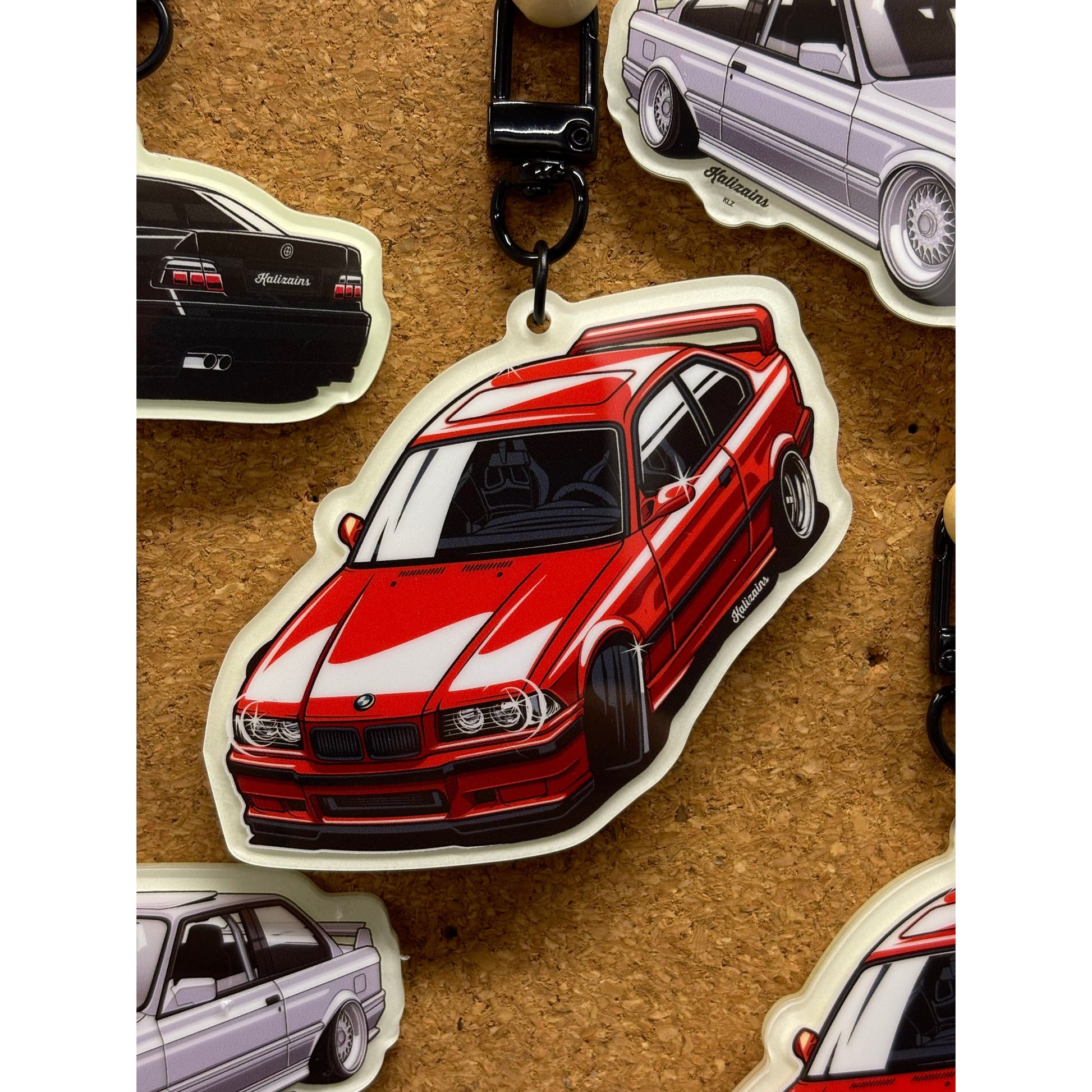 E36 (red) - keychain