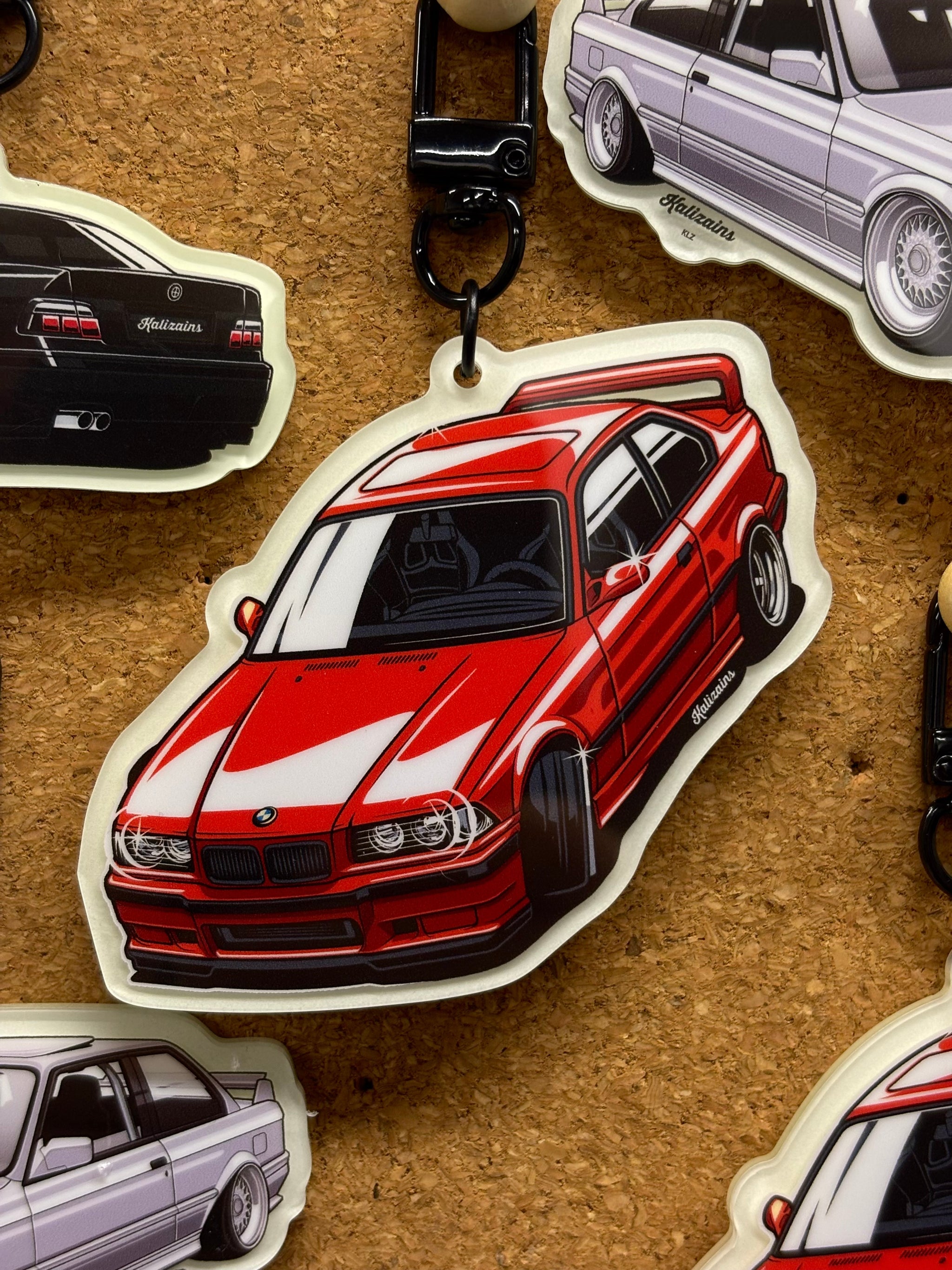 E36 (red) - keychain