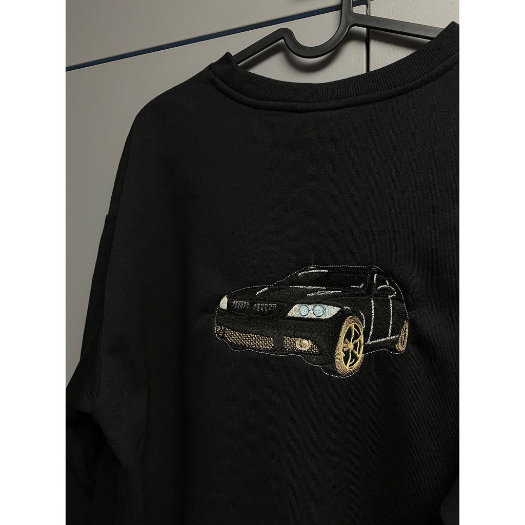 Custom embroidery on a hoodie - made from your photo