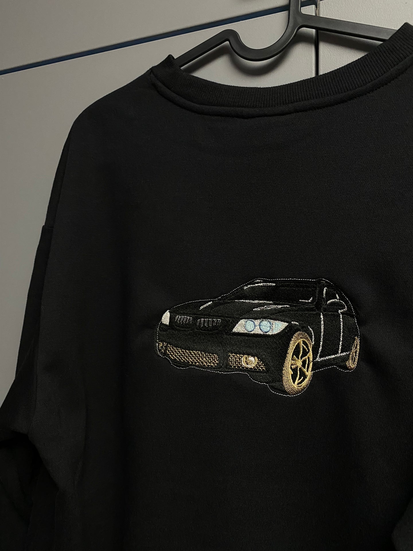 Custom embroidery on a hoodie - made from your photo