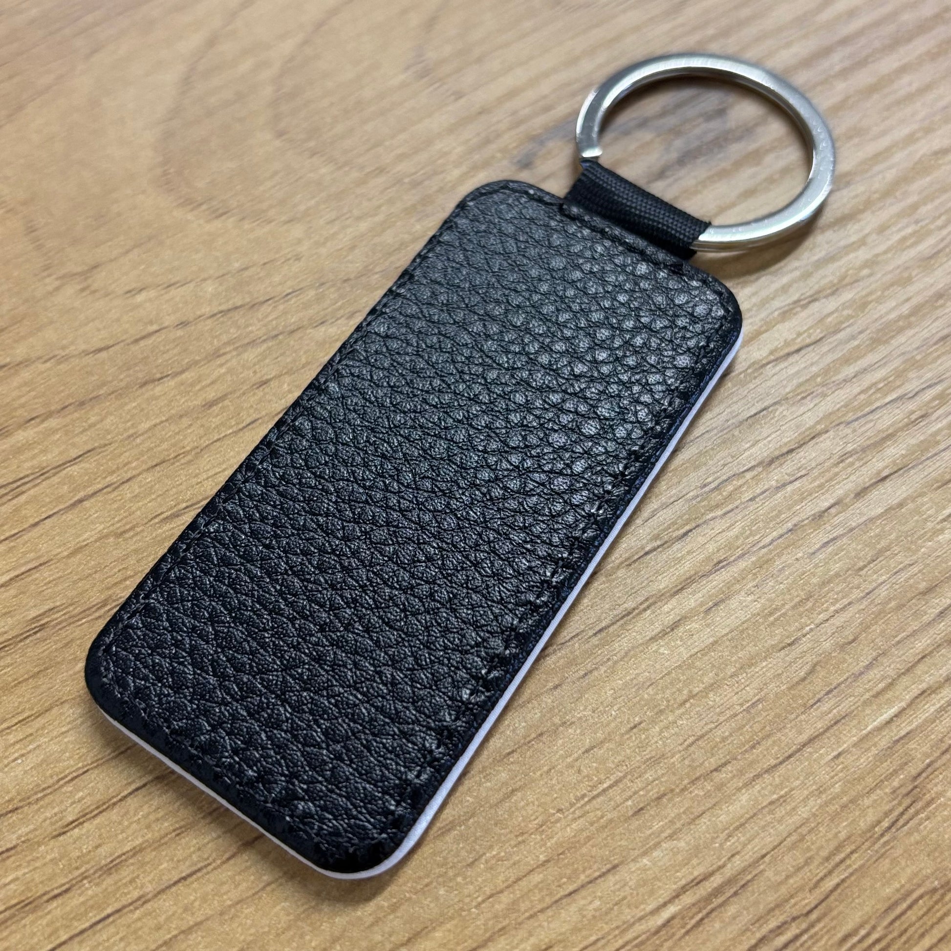Custom leather keychain