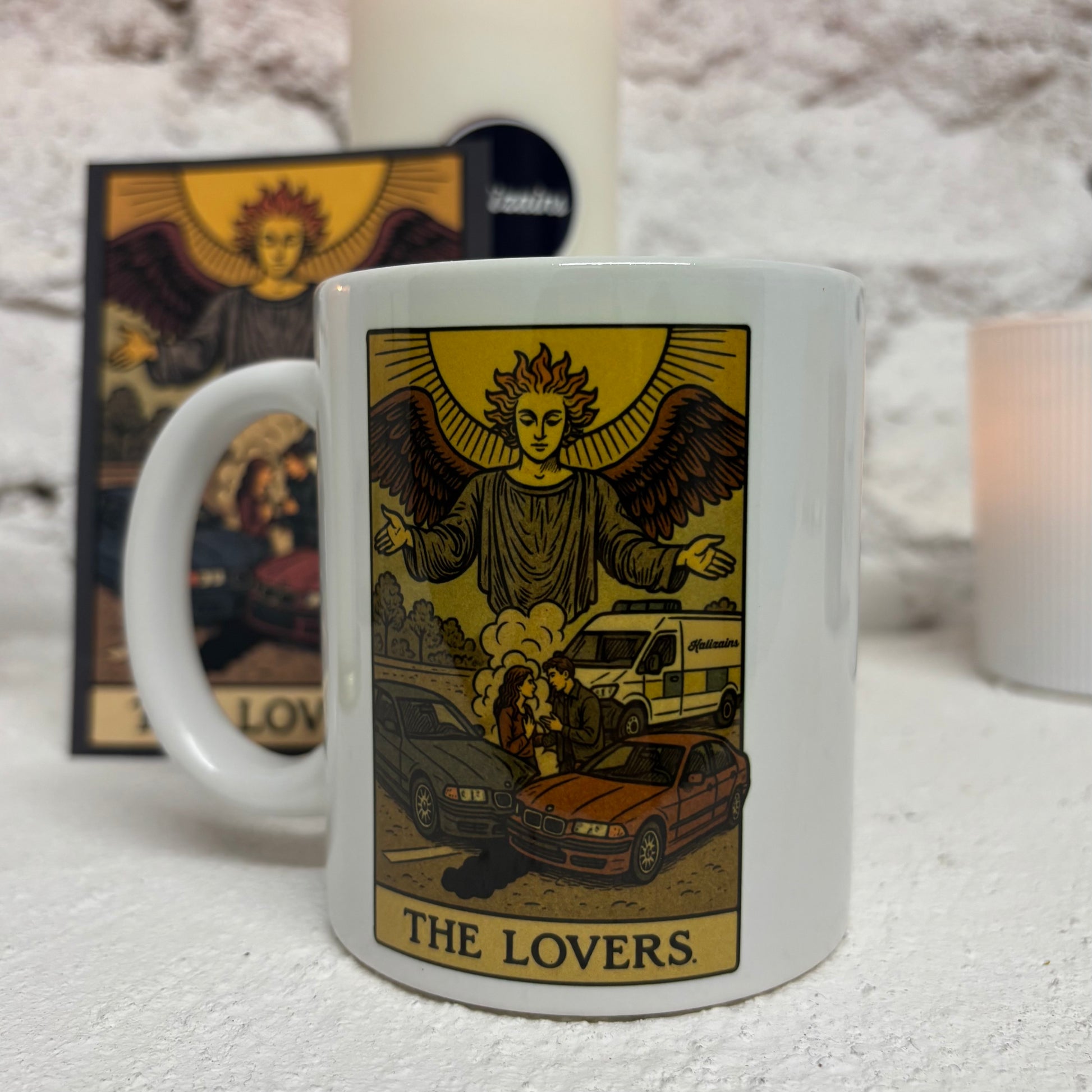 The lovers. BMW E36 Tarot card - Mug