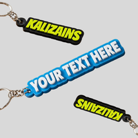 Personalized 3D Printed Name Keychain