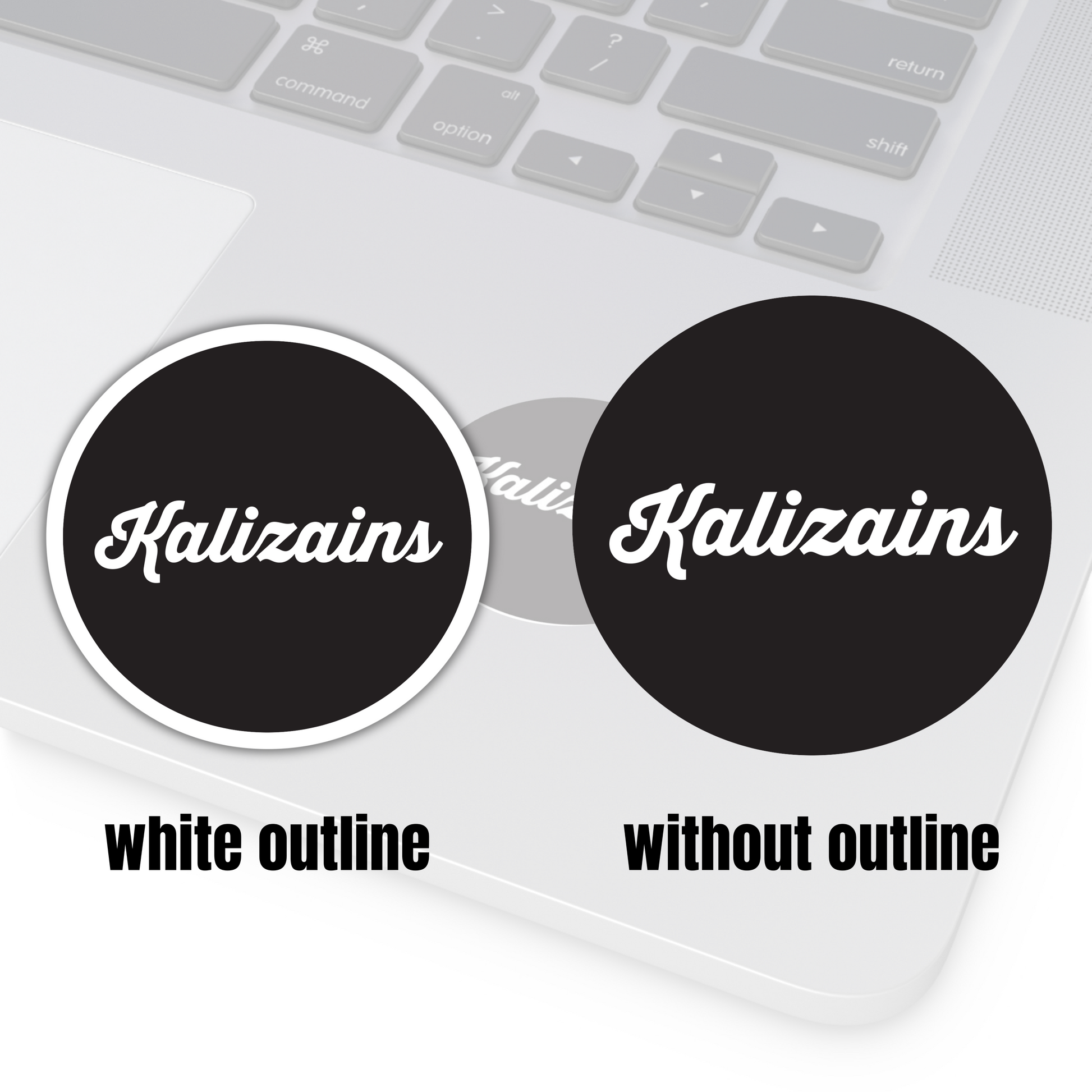 Circle stickers with YOUR design