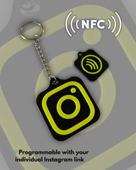 Personalised NFC Instagram Keychain – Digital Contact Tag