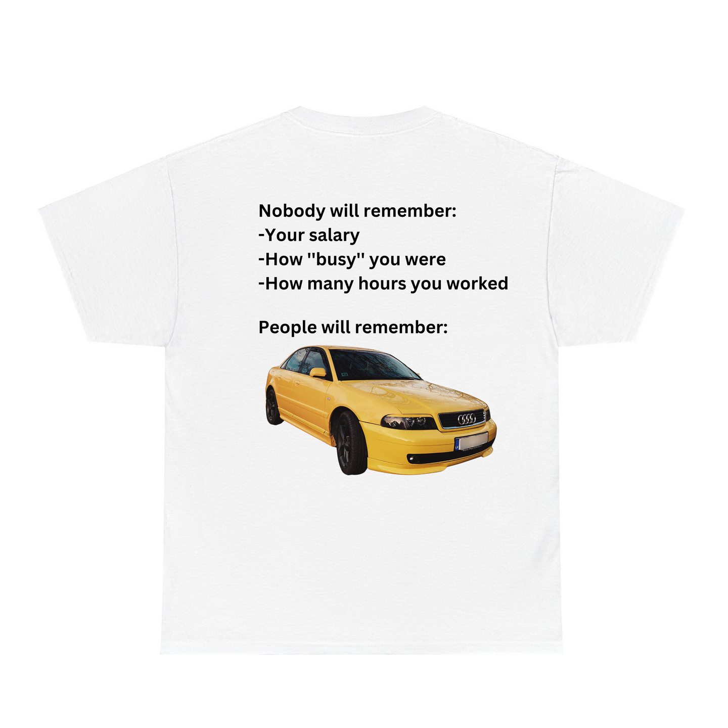 “nobody will remember” meme T-Shirt