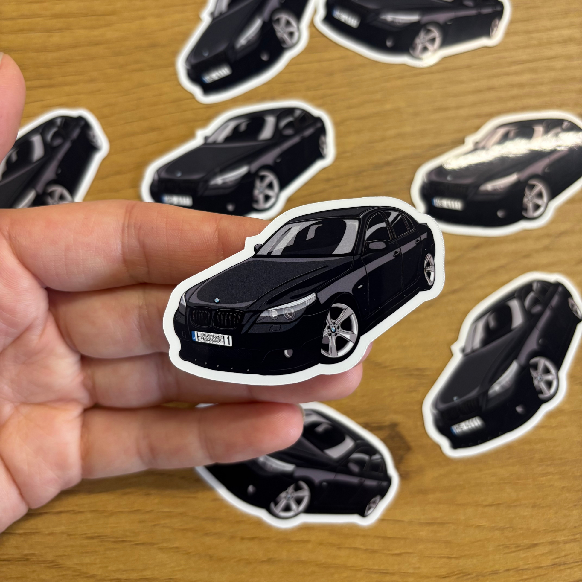 HAND DRAWN CAR/TRUCK STICKERS