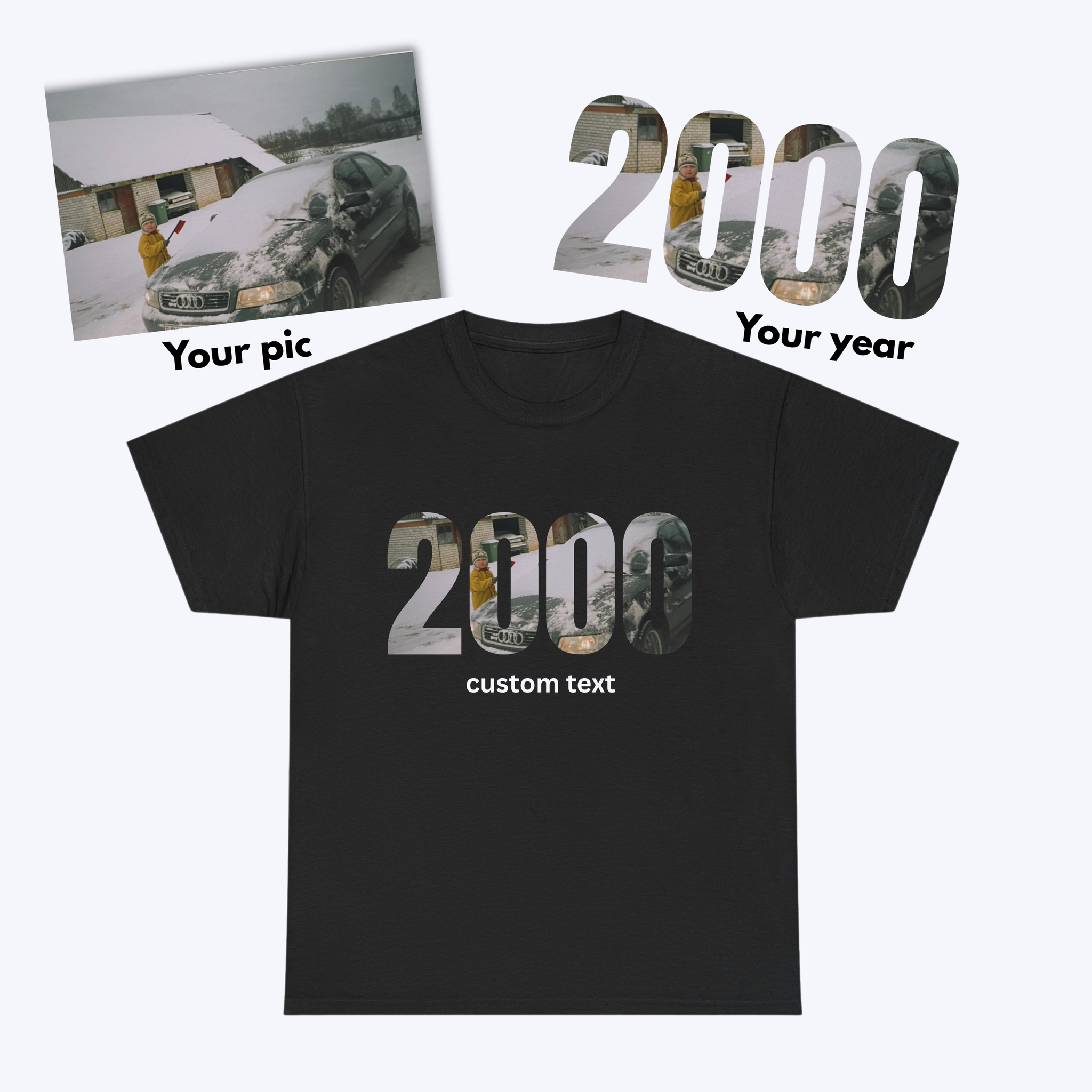 Childhood picture + year