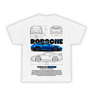 Porsche 911 gt3 blueprint -T-Shirt