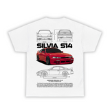 Silvia S14 blueprint- T-Shirt