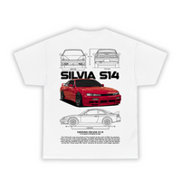 Silvia S14 blueprint- T-Shirt
