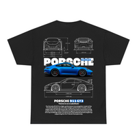 Porsche 911 gt3 blueprint -T-Shirt