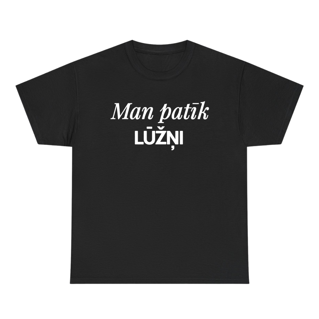 Man patīk lūžņi - T-krekls