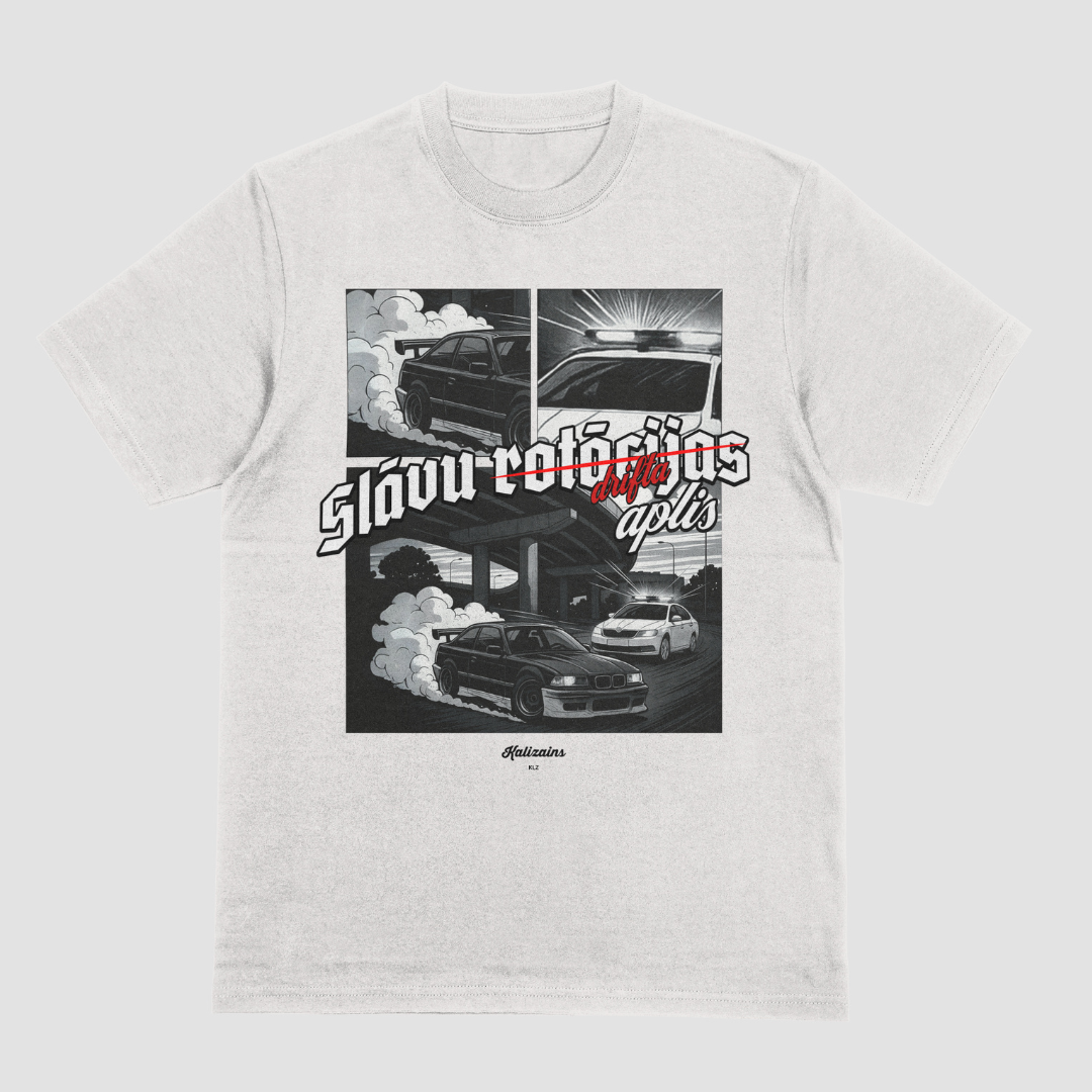 Slāvu drifta aplis - T-Krekls