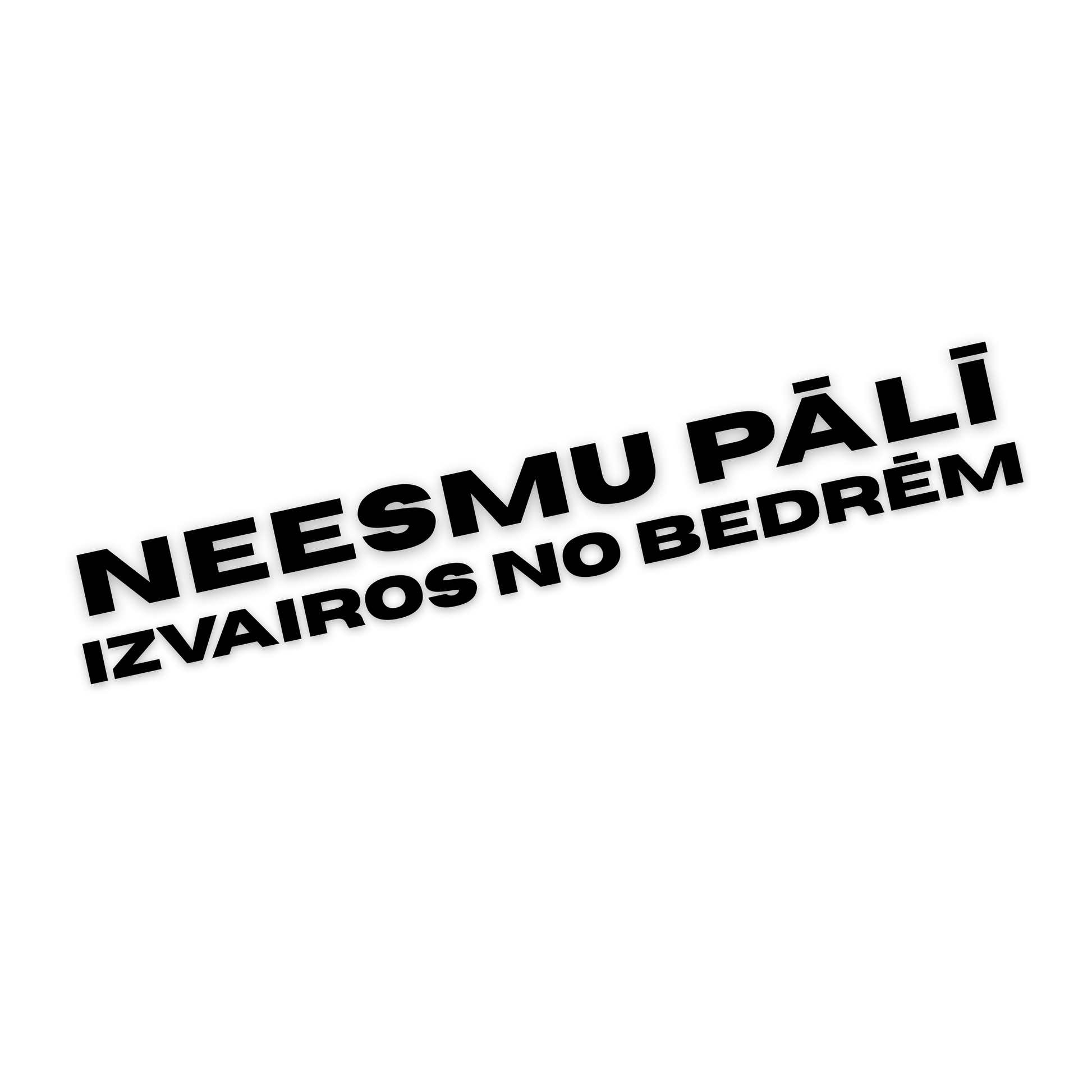 ''Neesmu pālī'' - Vinyl Sticker